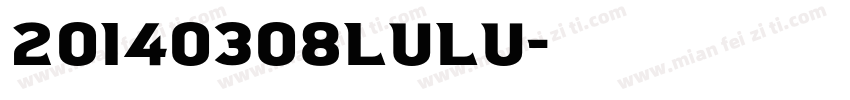 20140308LuLu字体转换