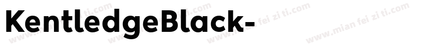 KentledgeBlack字体转换