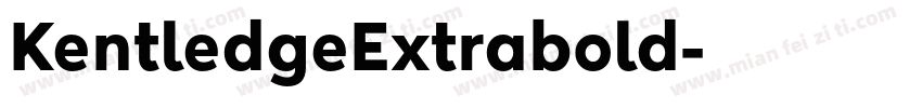 KentledgeExtrabold字体转换