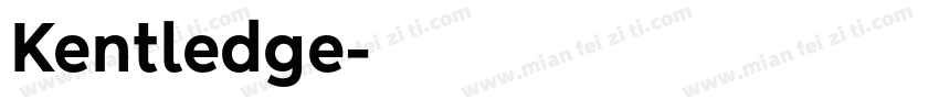Kentledge字体转换