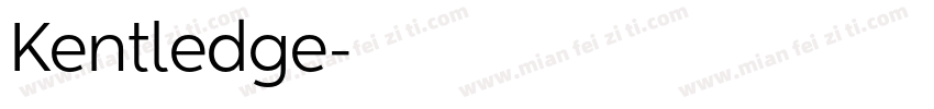 Kentledge字体转换