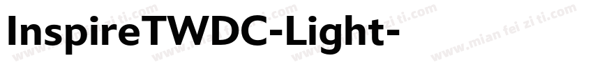 InspireTWDC-Light字体转换