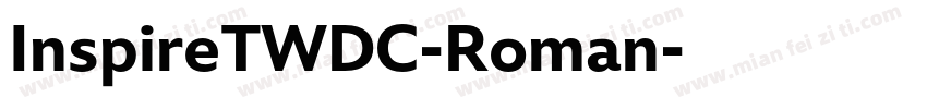 InspireTWDC-Roman字体转换