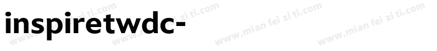 inspiretwdc字体转换