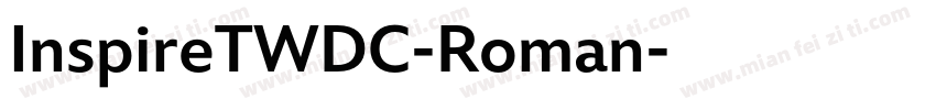 InspireTWDC-Roman字体转换