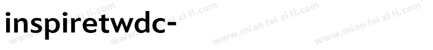 inspiretwdc字体转换