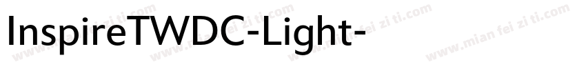 InspireTWDC-Light字体转换