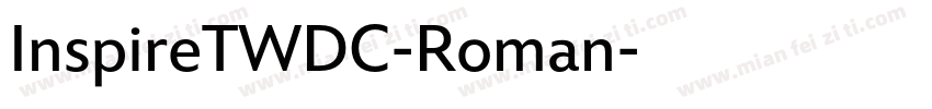 InspireTWDC-Roman字体转换