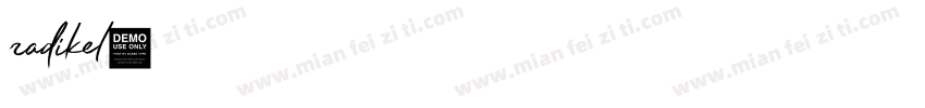 radikel字体转换