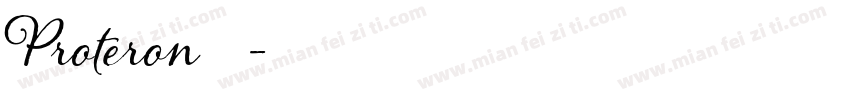 Proteron转换器字体转换