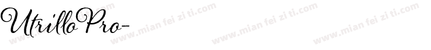 UtrilloPro字体转换