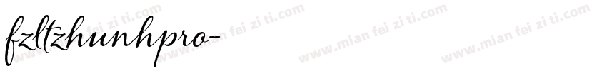 fzltzhunhpro字体转换