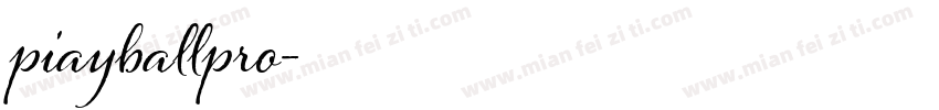 piayballpro字体转换