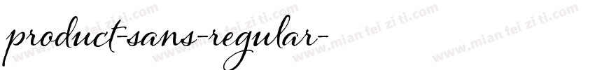 product-sans-regular字体转换