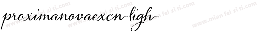 proximanovaexcn-ligh字体转换