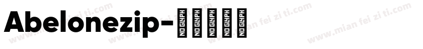 Abelonezip字体转换
