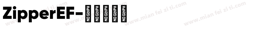 ZipperEF字体转换