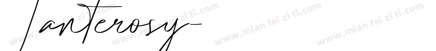 Lanterosy字体转换