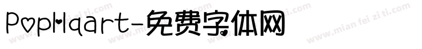 PopHqart字体转换