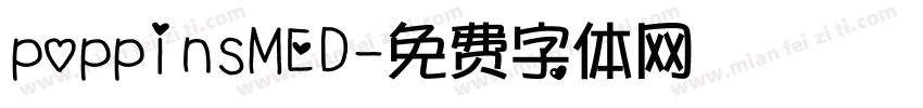 poppinsMED字体转换