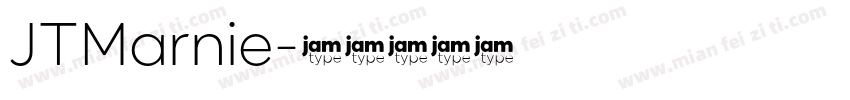 JTMarnie字体转换