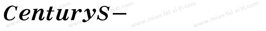 CenturyS字体转换