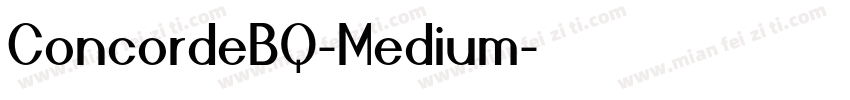 ConcordeBQ-Medium字体转换