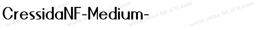 CressidaNF-Medium字体转换