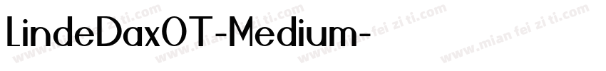 LindeDaxOT-Medium字体转换