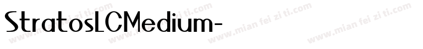 StratosLCMedium字体转换