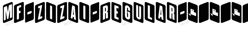 MF-ZiZai-Regular字体转换