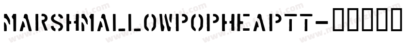 marshmallowpopheaptt字体转换
