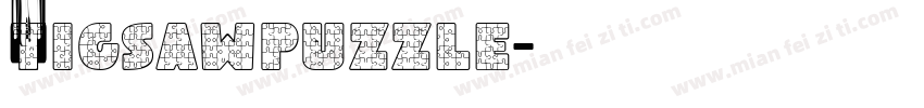 TigsawPuzzle字体转换