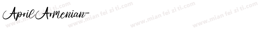 AprilArmenian字体转换
