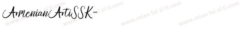 ArmenianArtiSSK字体转换