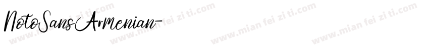 NotoSansArmenian字体转换