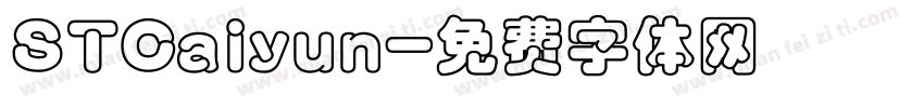 STCaiyun字体转换