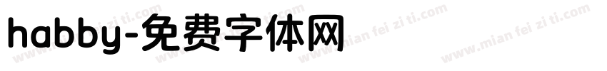habby字体转换