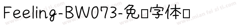 Feeling-BW073字体转换