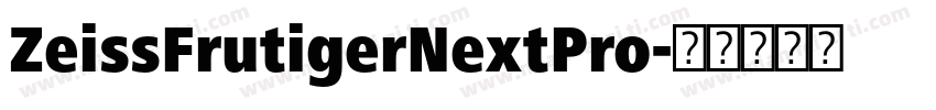 ZeissFrutigerNextPro字体转换