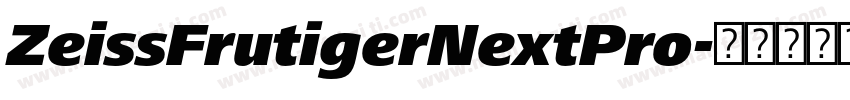ZeissFrutigerNextPro字体转换
