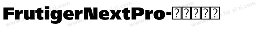 FrutigerNextPro字体转换