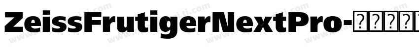 ZeissFrutigerNextPro字体转换
