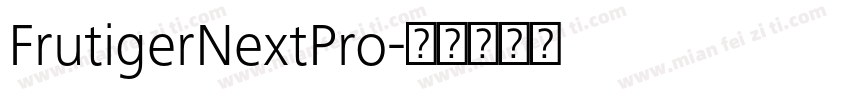 FrutigerNextPro字体转换