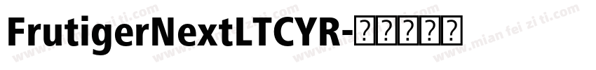 FrutigerNextLTCYR字体转换