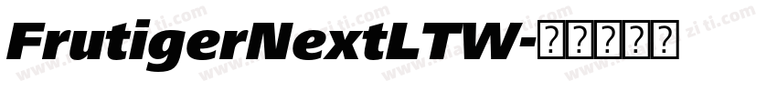 FrutigerNextLTW字体转换