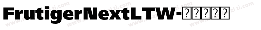 FrutigerNextLTW字体转换