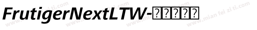 FrutigerNextLTW字体转换