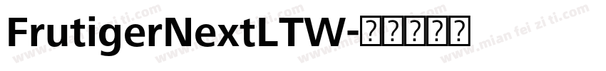 FrutigerNextLTW字体转换