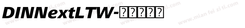 DINNextLTW字体转换